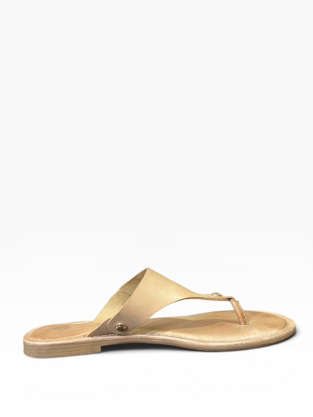 Antonio Melani Lennore Tan Leather Flip Flop Thong Sandals Women’s Size 7 - Picture 10 of 10